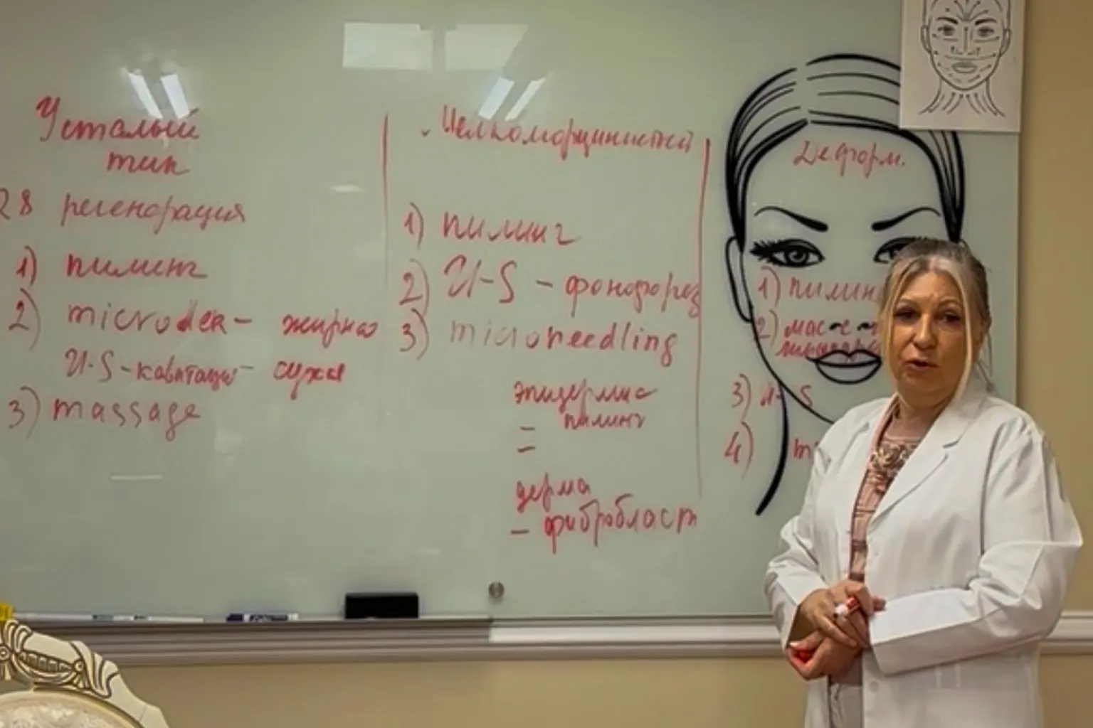 Возрастные изменения кожи: занятие в Advanced Cosmetology Academy